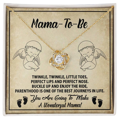 Mama To Be-Enjoy The Ride To My Mom - Love Knot Necklace - Mallard Moon Gift Shop