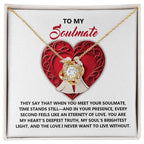 Romantic Anniversary, Valentine's Day Gift for Soulmate, Wife, Girlfriend - Eternity of Love - Love Knot Pendant Necklace