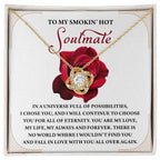 Romantic Anniversary, Valentine's Day Gift for Soulmate, Wife, Girlfriend - Fall In Love Over Again - Love Knot Pendant Necklace