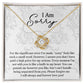 Apology Gift for Girlfriend, Wife, Soulmate - Sorry, Forever Love You - Love Knot Pendant Necklace - Mallard Moon Gift Shop