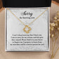 Apology Gift for Girlfriend, Wife, Soulmate - Sorry, Can’t Sleep - Love Knot Pendant Necklace - Mallard Moon Gift Shop