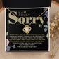 Apology Gift for Girlfriend, Wife, Soulmate - Sorry, Best Of Me - Love Knot Pendant Necklace - Mallard Moon Gift Shop