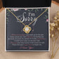 Apology Gift for Girlfriend, Wife, Soulmate - Sorry, World Ever Will - Love Knot Pendant Necklace - Mallard Moon Gift Shop