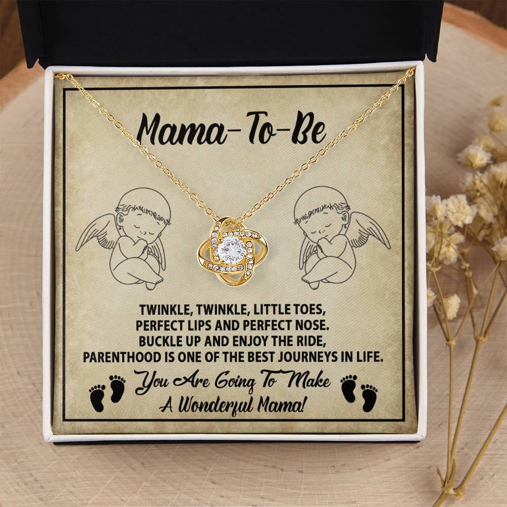 Mama To Be-Enjoy The Ride To My Mom - Love Knot Necklace - Mallard Moon Gift Shop