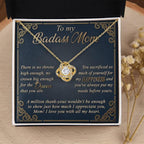 Gift for Mom You are a Queen - Love Knot Necklace