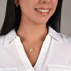 Daughter - Grown Brighter - Love Knot Pendant Necklace