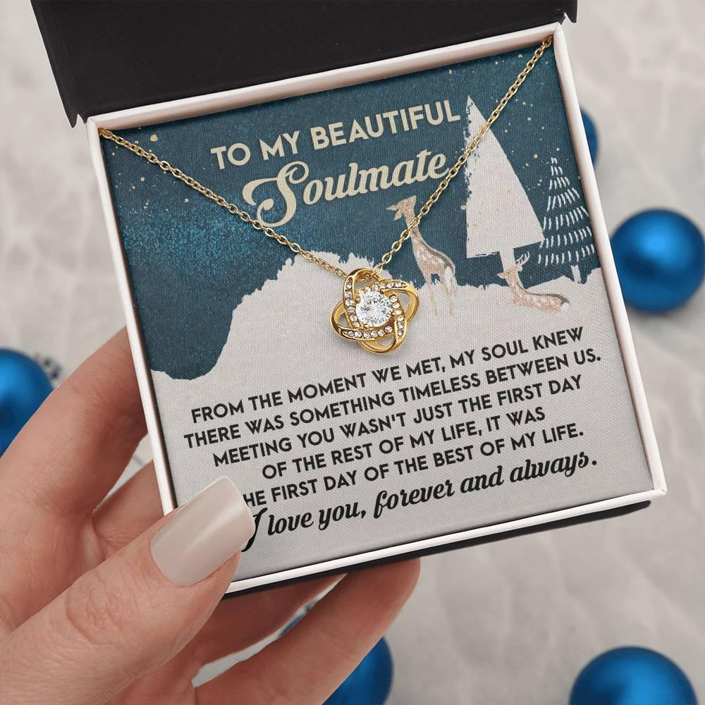 Gift for Soulmate - Between Us - Love Knot Pendant Necklace - Mallard Moon Gift Shop