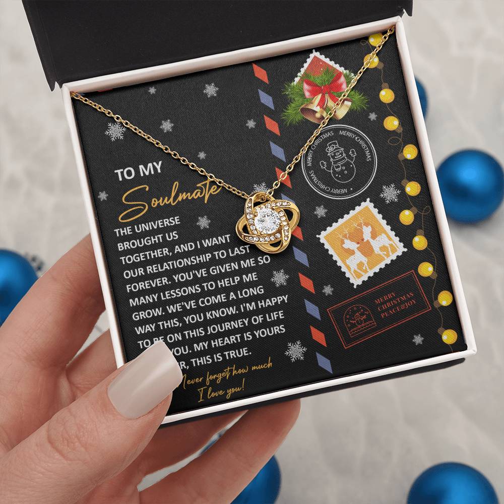 Gift for Soulmate - This Is True - Love Knot Pendant Necklace - Mallard Moon Gift Shop