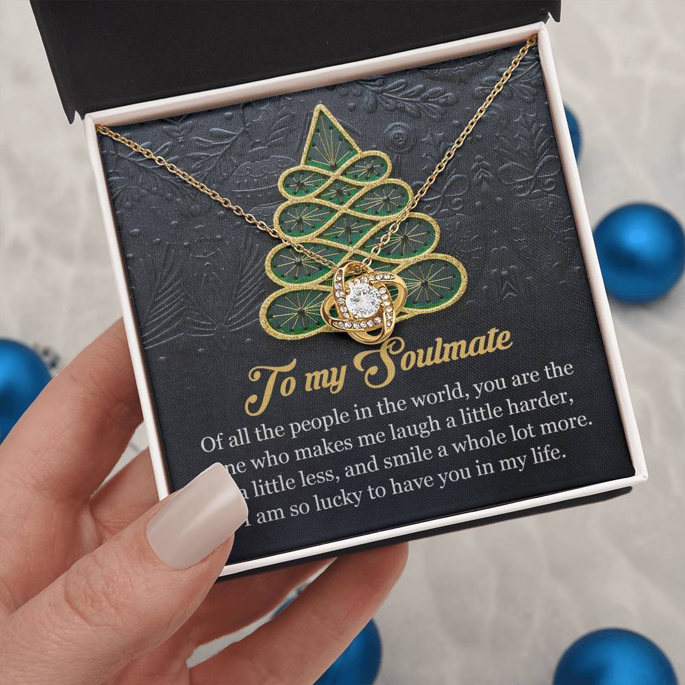 Gift for Soulmate - In My Life - Love Knot Pendant Necklace - Mallard Moon Gift Shop