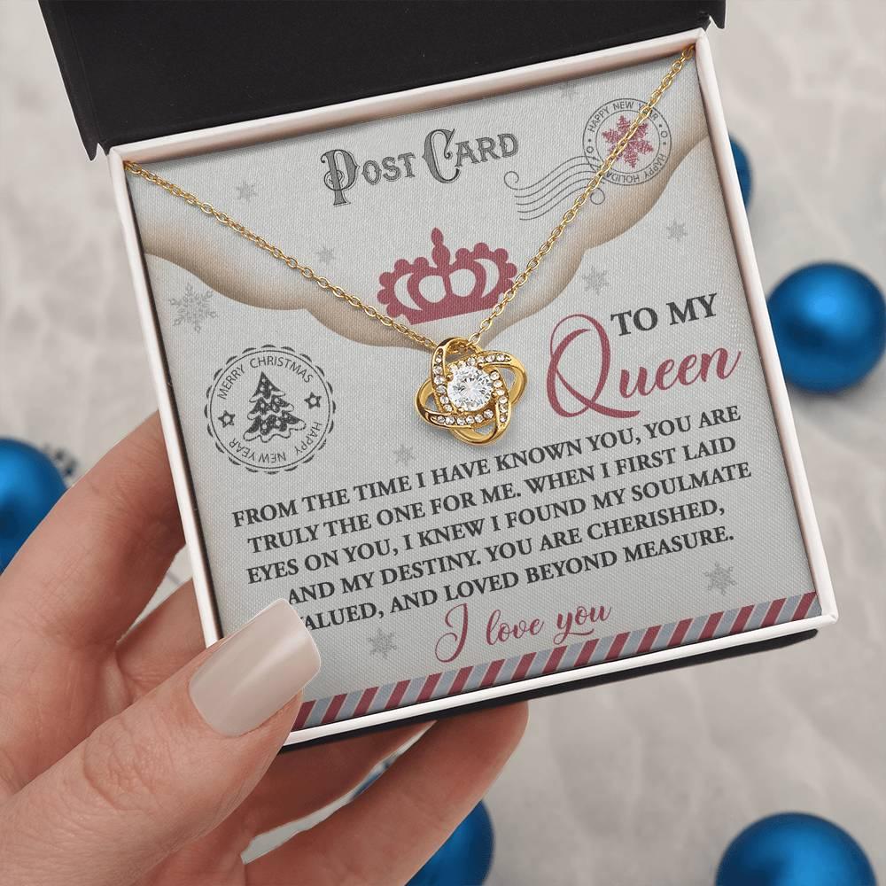 Gift for Soulmate - The One - Love Knot Pendant Necklace - Mallard Moon Gift Shop