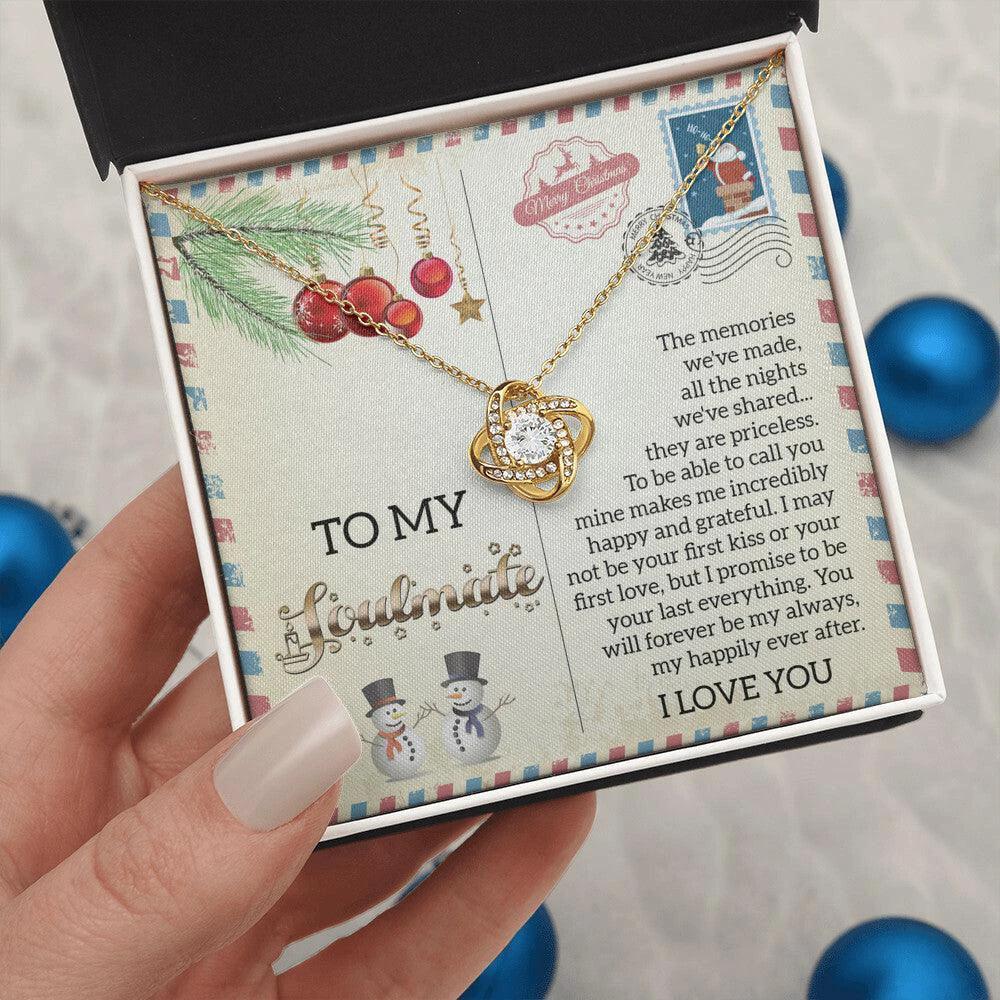 Gift for Soulmate - Last Everything - Love Knot Pendant Necklace