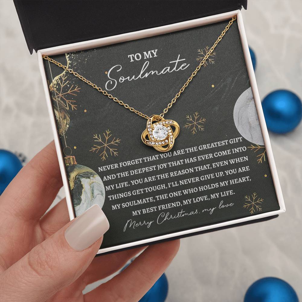 Gift for Soulmate - Greatest Gift - Love Knot Pendant Necklace - Mallard Moon Gift Shop