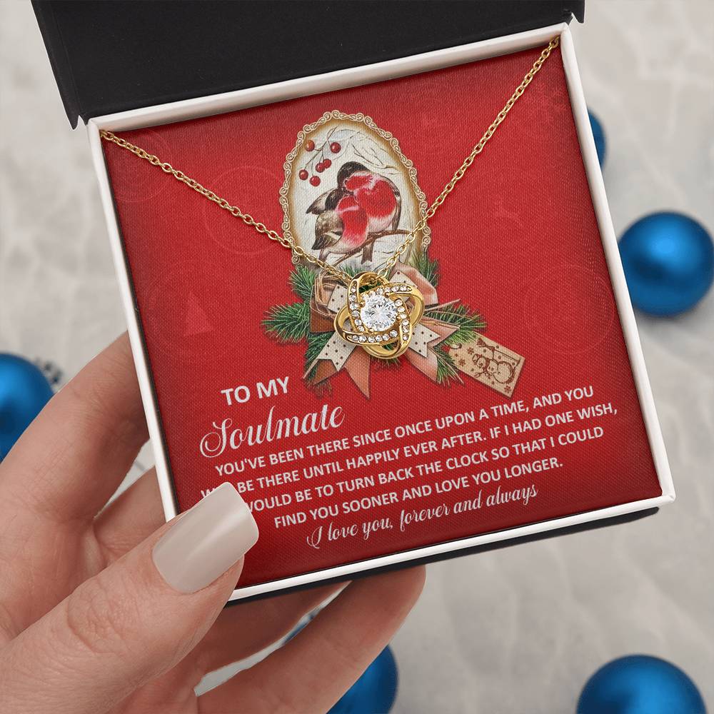 Gift for Soulmate - Once Upon - Love Knot Pendant Necklace - Mallard Moon Gift Shop