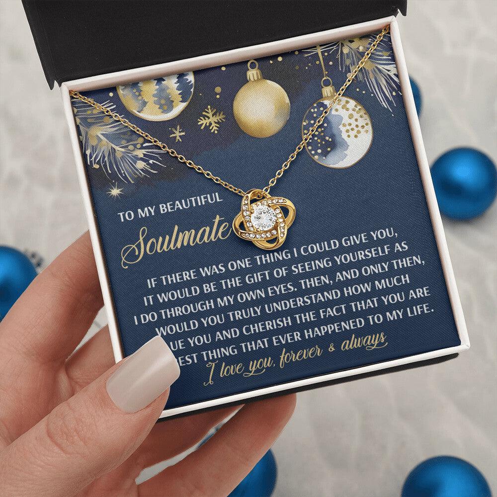 Gift for Soulmate - One Thing - Love Knot Pendant Necklace - Mallard Moon Gift Shop