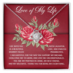 To the Love of My Life – Romantic Soulmate Necklace with Meaningful Message