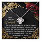 To My Stunning Soulmate - Love Knot Necklace – A Gift to Celebrate Forever and Always