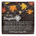 Daughter - Job Number One - Love Knot Pendant Necklace