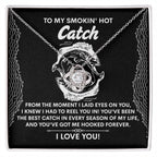 Gift for Soulmate - Got Me Hooked - Love Knot Pendant Necklace