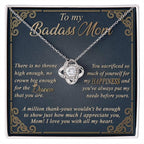 Gift for Mom You are a Queen - Love Knot Necklace