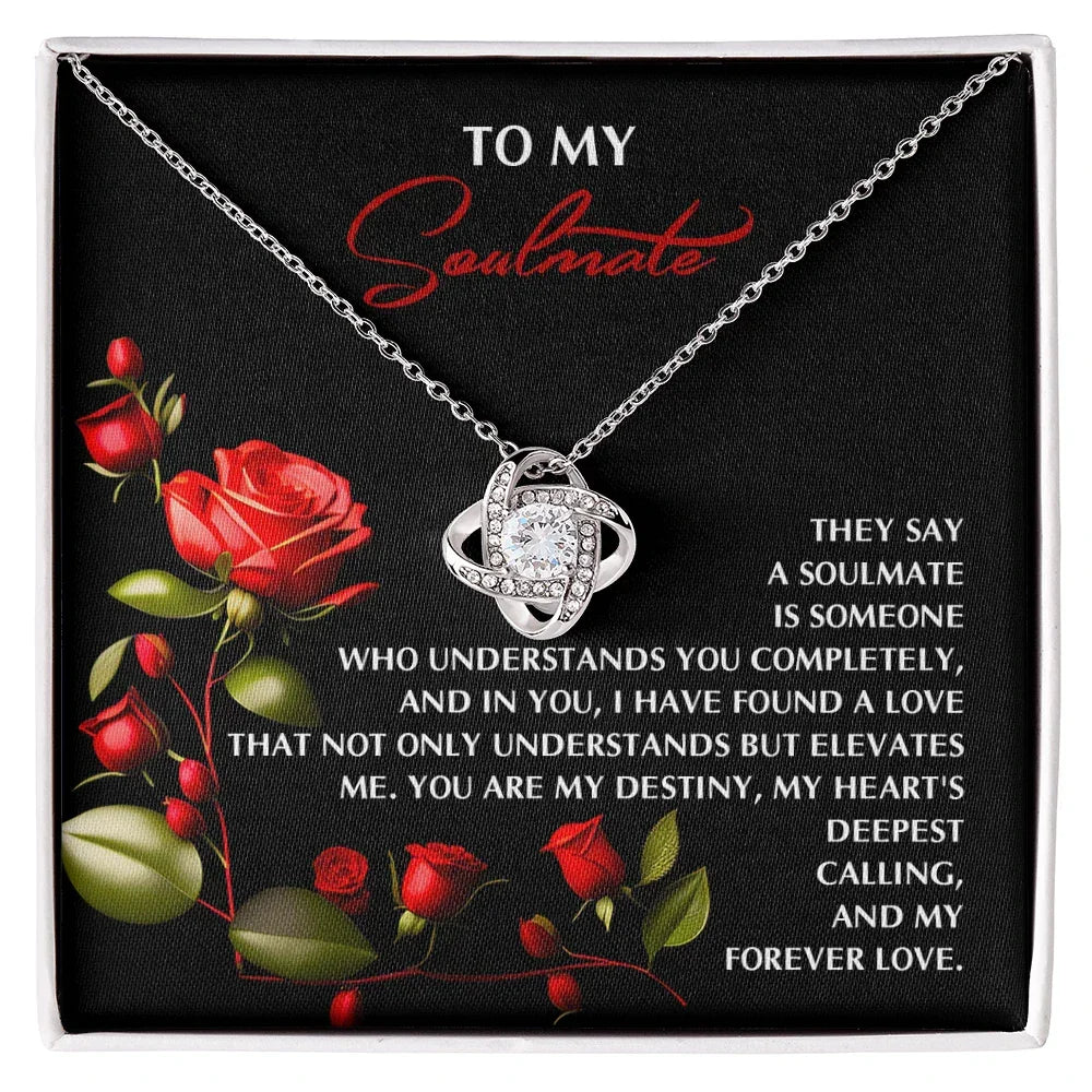 Soulmate Love Knot Necklace – A Timeless Gift for Your Forever Love