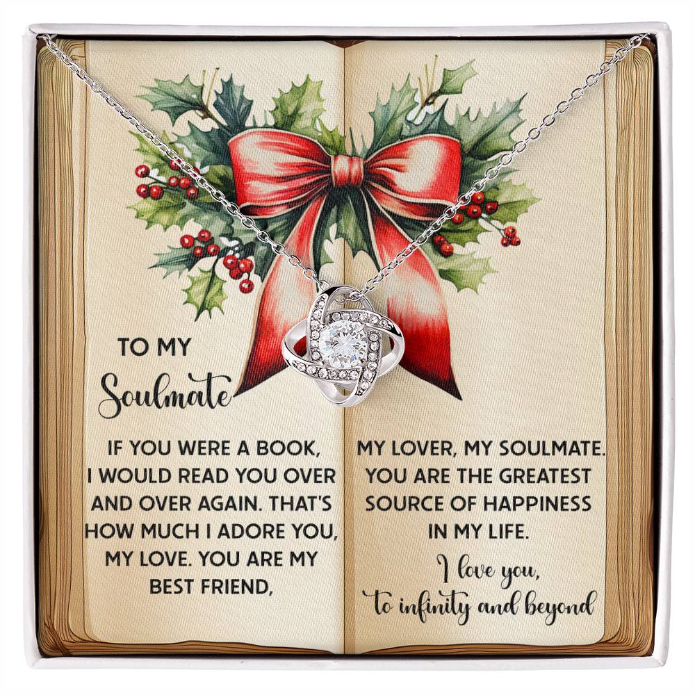 Gift for Soulmate - Over Again - Love Knot Pendant Necklace - Mallard Moon Gift Shop