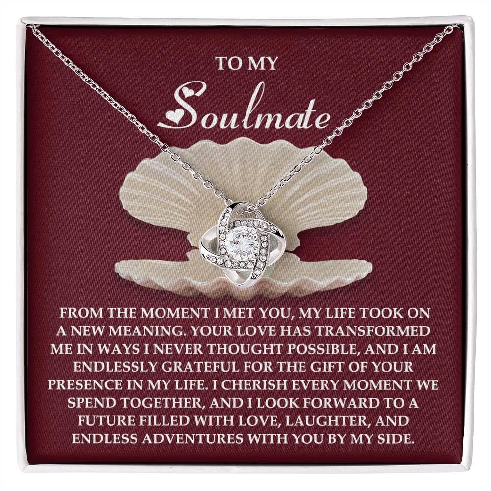 Gift for Soulmate - Every Moment - Love Knot Pendant Necklace