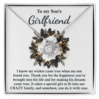 Gift for Son's Girlfriend - My Wishes Came True When He Found You - Love Knot Pendant Necklace