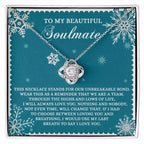 Gift for Soulmate - A Team - Love Knot Pendant Necklace