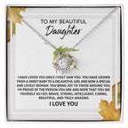 Gift for Daughter - See Yourself - Love Knot Pendant Necklace