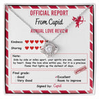 Cupid’s Official Love Report - Love Knot Necklace – A Fun and Heartfelt Valentine’s Day Gift
