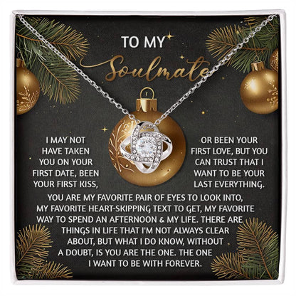 Gift for Soulmate - Without A Doubt - Love Knot Pendant Necklace - Mallard Moon Gift Shop