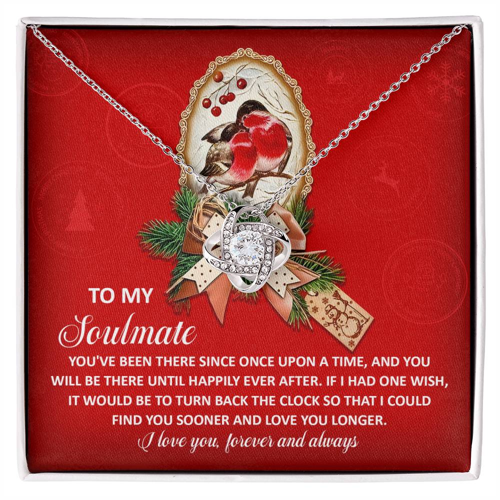 Gift for Soulmate - Once Upon - Love Knot Pendant Necklace - Mallard Moon Gift Shop