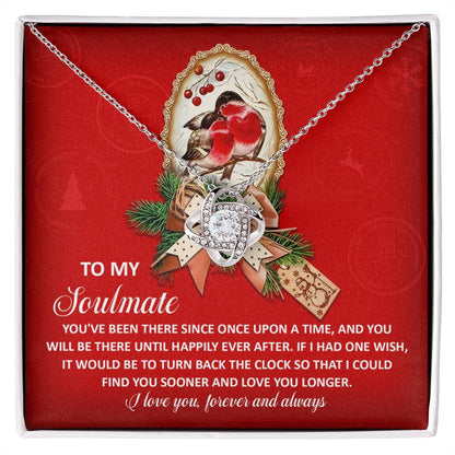 Gift for Soulmate - Once Upon - Love Knot Pendant Necklace - Mallard Moon Gift Shop