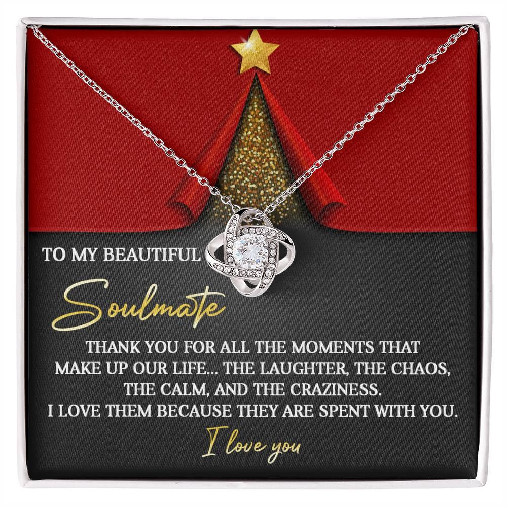 Gift for Soulmate - The Moments - Love Knot Pendant Necklace - Mallard Moon Gift Shop