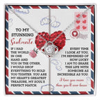 Romantic Anniversary, Valentine's Day Gift for Soulmate, Wife, Girlfriend - My Heart’s Greatest Treasure - Love Knot Pendant Necklace