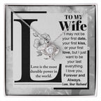 To My Wife Your Last Everything Knot Pendant Necklace