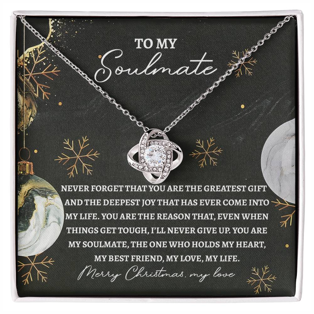 Gift for Soulmate - Greatest Gift - Love Knot Pendant Necklace - Mallard Moon Gift Shop
