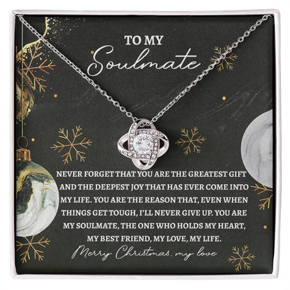 Gift for Soulmate - Greatest Gift - Love Knot Pendant Necklace - Mallard Moon Gift Shop