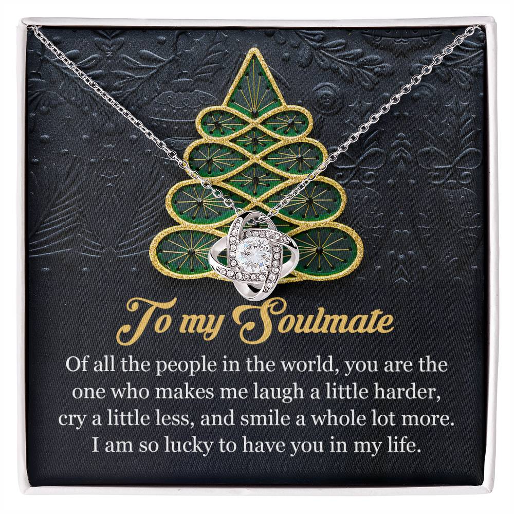 Gift for Soulmate - In My Life - Love Knot Pendant Necklace - Mallard Moon Gift Shop