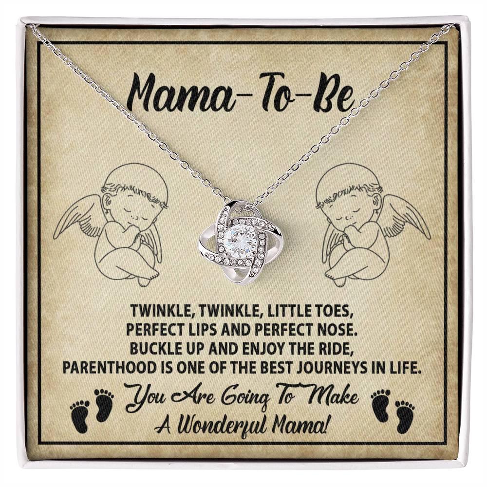 Mama To Be-Enjoy The Ride To My Mom - Love Knot Necklace - Mallard Moon Gift Shop
