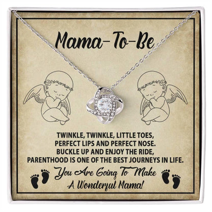 Mama To Be-Enjoy The Ride To My Mom - Love Knot Necklace - Mallard Moon Gift Shop