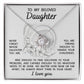 Daughter Wedding Day Gift - Always Right There - Love Knot Pendant Necklace - Mallard Moon Gift Shop