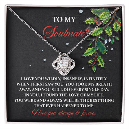 Gift for Soulmate - You Still Do - Love Knot Pendant Necklace - Mallard Moon Gift Shop