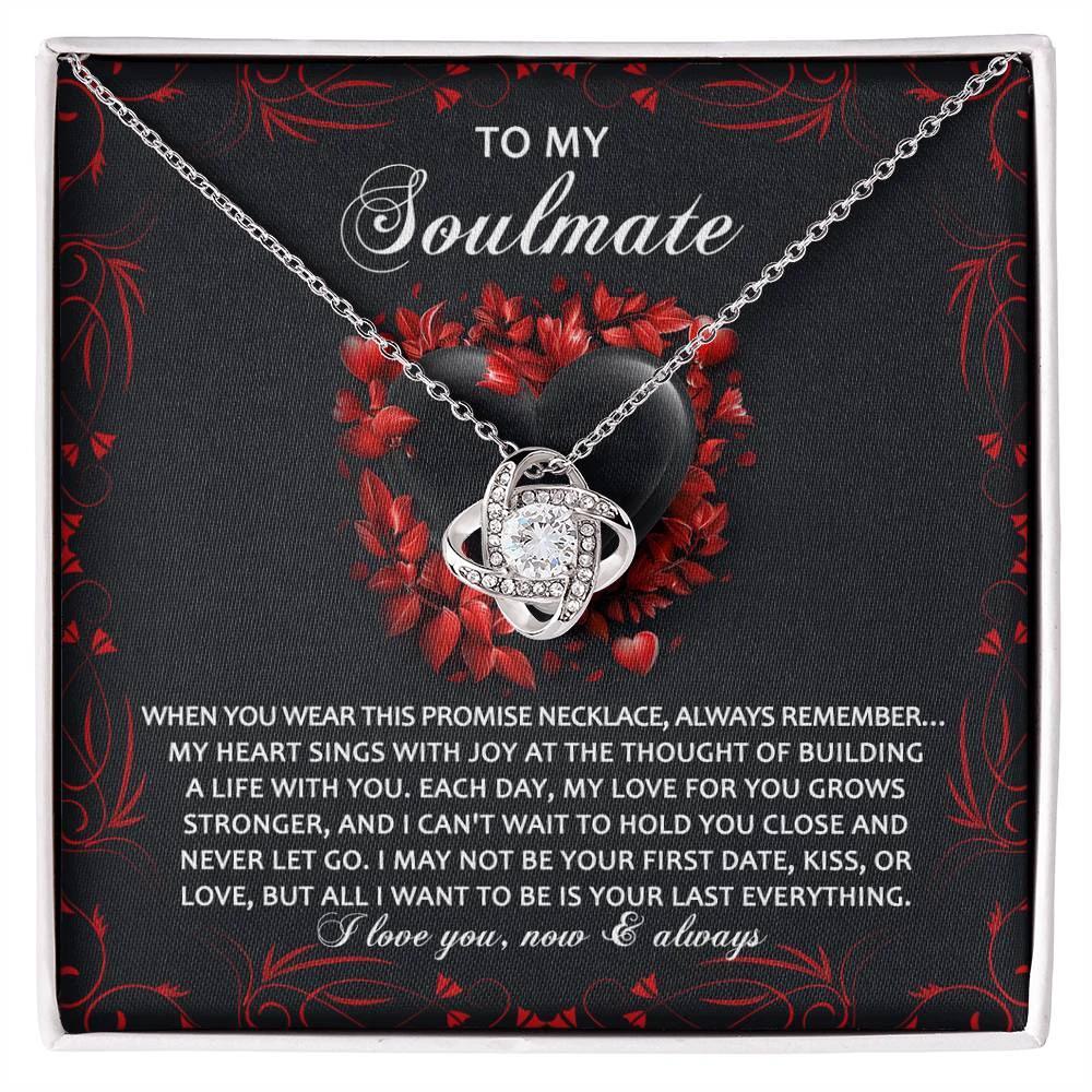 To My Soulmate - Love Knot Necklace – A Promise of Eternal Love and Devotion