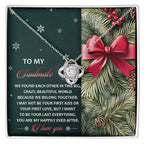 Gift for Soulmate - Beautiful World - Love Knot Pendant Necklace