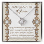 Mother of the Groom Gift New Mother and Friend Love Knot Pendant Necklace
