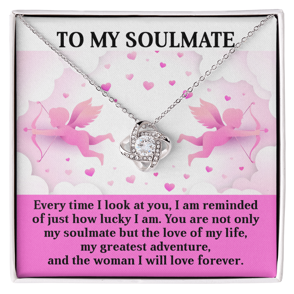 Romantic Soulmate Love Knot Necklace – Celebrate Your Greatest Adventure Together - Mallard Moon Gift Shop