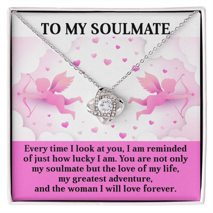 Romantic Soulmate Love Knot Necklace – Celebrate Your Greatest Adventure Together - Mallard Moon Gift Shop
