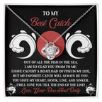 To My Best Catch: Soulmate Love Knot Necklace for the One Who Stole Your Heart