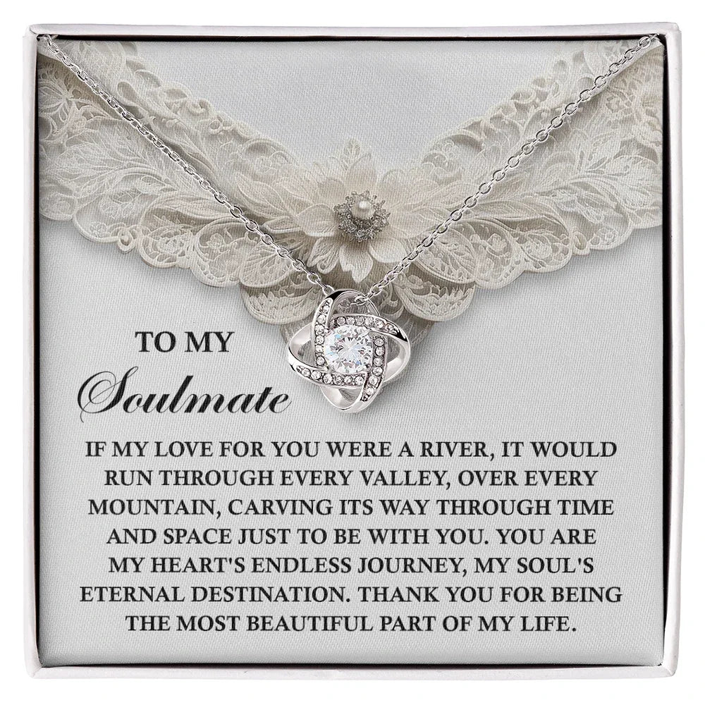 Romantic Love Knot Necklace – Celebrate Your Endless Journey Together